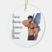 Mannelijke Fairy Ornament - SPROOKJE Acrostic (Links)