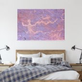 Mannelijke figuur Petroglyph Canvas Afdruk (Insitu (Slaapkamer))