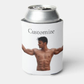 Mannelijke fitness Model Thunder_Cove Blikjeskoeler (Blikje Achterkant)