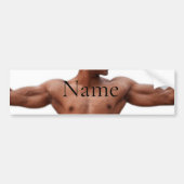 Mannelijke fitness Model Thunder_Cove Bumpersticker (Voorkant)