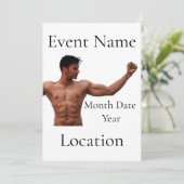 Mannelijke fitness Model Thunder_Cove Kaart (Staand voorkant)