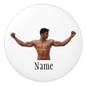 Mannelijke fitness Model Thunder_Cove Keramische Knop (Voorkant)