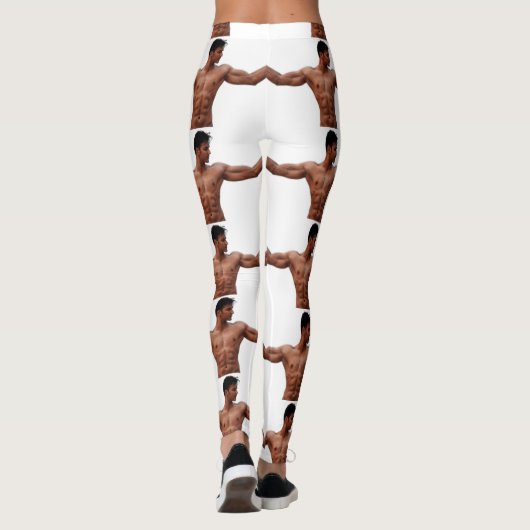 Mannelijke fitness Model Thunder_Cove Leggings (Achterkant)