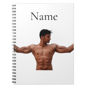 Mannelijke fitness Model Thunder_Cove Notitieboek