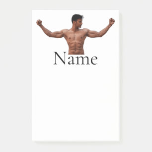 Mannelijke fitness Model Thunder_Cove Post-it® Notes