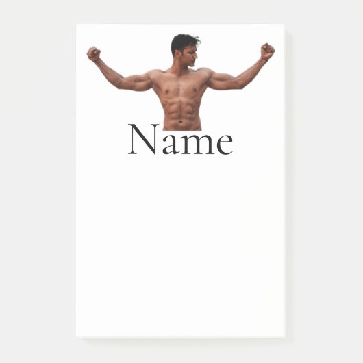 Mannelijke fitness Model Thunder_Cove Post-it® Notes (Voorkant)
