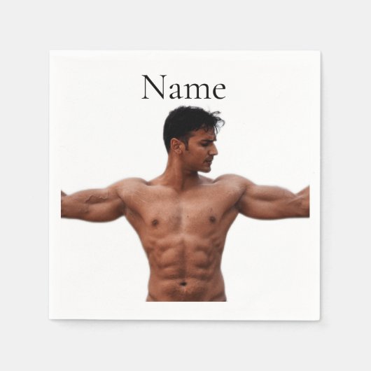 Mannelijke fitness Model Thunder_Cove Servet (Voorkant)