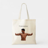 Mannelijke fitness Model Thunder_Cove Tote Bag (Achterkant)