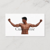 Mannelijke fitness Model Thunder_Cove Visitekaartje (Achterkant)