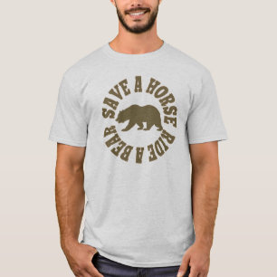 Mannelijke Gay Bear Pride Ride A Bear T-shirt