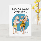 Mannelijke geruststelling 61ste verjaardag kaart (Gele Bloem)