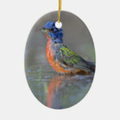 Mannelijke geverfde bundeling keramisch ornament (Voorkant)