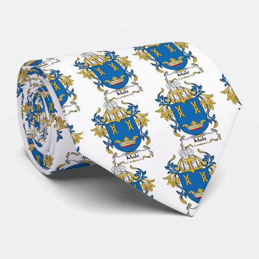 Mannelijke gezinscrest stropdas