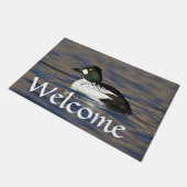 Mannelijke Goldenoogeend Deurmat (Schuin)