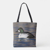 Mannelijke Goldenoogeend Tote Bag (Achterkant)