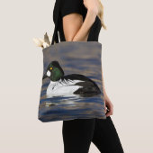 Mannelijke Goldenoogeend Tote Bag (Dichtbij)