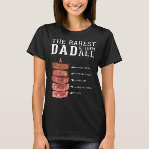 Mannelijke Grappige Bbq Zeldzaamste Beste Vader Gr T-shirt
