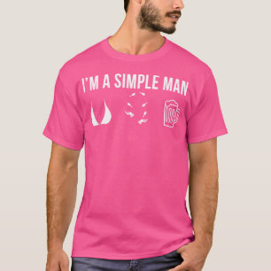 Mannelijke Grappige Jongleer Hobby Simpele Man T-shirt
