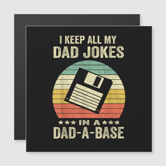 Mannelijke grappige vadergrappen in dad-a-Base (Voorkant / Achterkant)