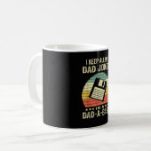 Mannelijke grappige vadergrappen in dad-a-Base Koffiemok (Voorkant links)