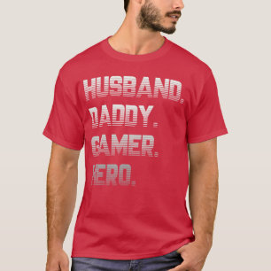Mannelijke grappige videogame-geek gamer liefhebbe t-shirt