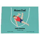 Mannelijke Gymnast Groot Cadeauzakje (Voorkant)