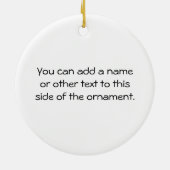 Mannelijke gymnast op ringen keramisch ornament (Achterkant)