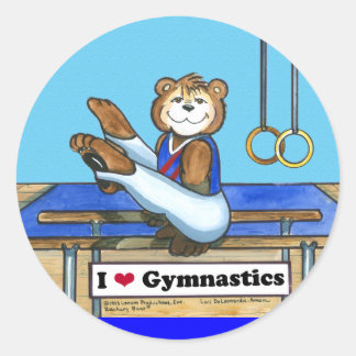 Mannelijke gymnast Stickers