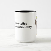 Mannelijke Haarstylist Appreciation Day Mok (Midden)