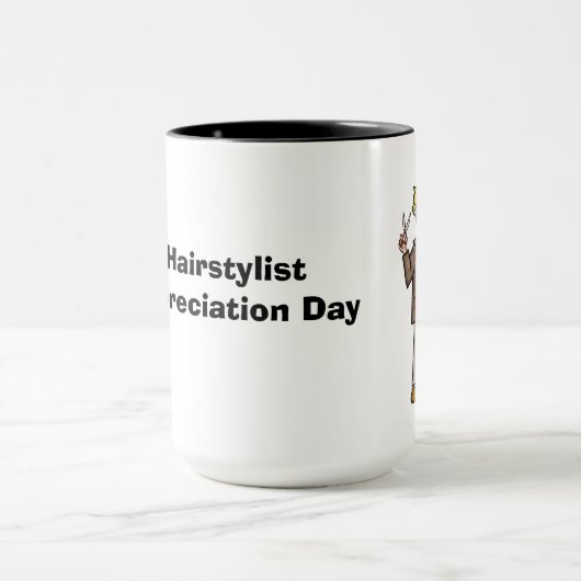 Mannelijke Haarstylist Appreciation Day Mok (Midden)