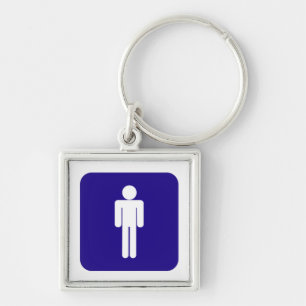 Mannelijke handtekening sleutelhanger