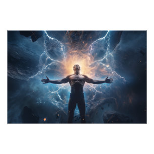 Mannelijke Hemelse Energie I Foto Afdruk