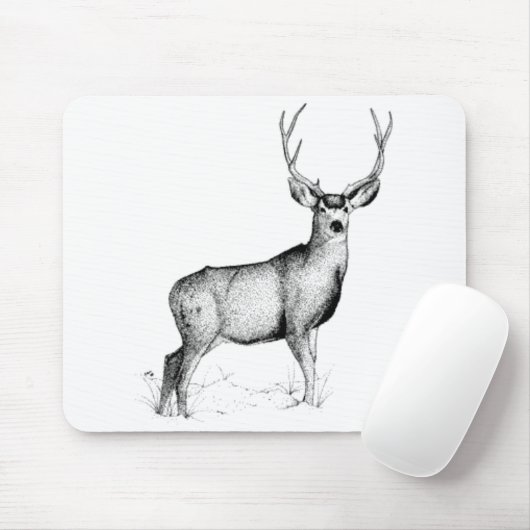 mannelijke hert muismat (Met muis)