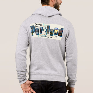 Mannelijke Hoodie Groeten uit Portland