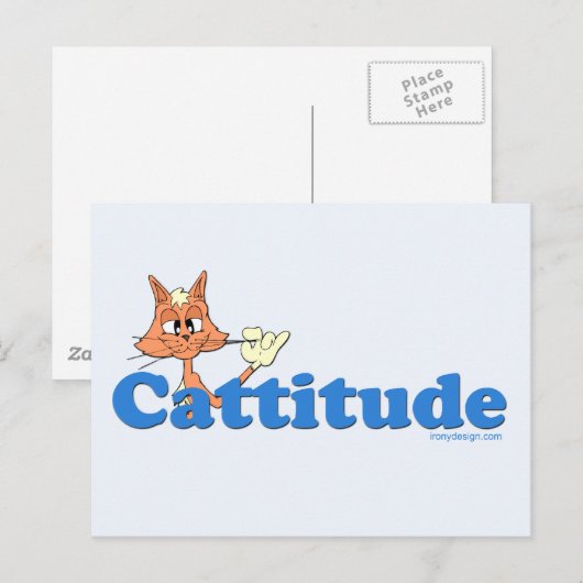 Mannelijke hoogte briefkaart (Voorkant / Achterkant)