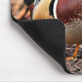 Mannelijke Hout Duck in de Bossen Muismat (Hoek)