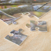 Mannelijke Hout Duck op de Boom Legpuzzel (Zijkant)