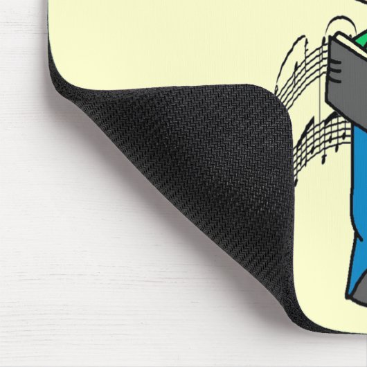 Mannelijke I Sing T-shirts en cadeautjes Muismat (Hoek)