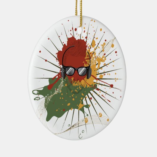 Mannelijke illustratie keramisch ornament (Rechts)