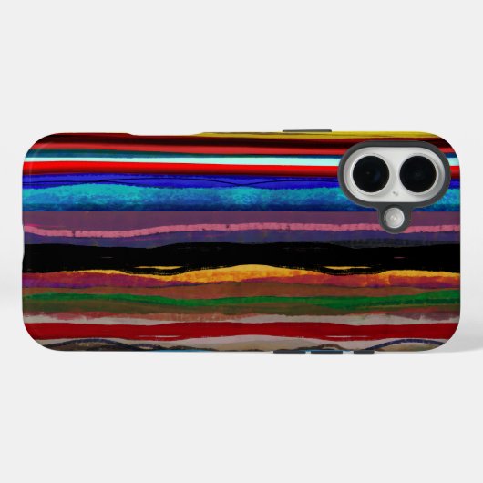 Mannelijke iPhone-hoes moderne kunst 2026 Case-Mate iPhone Case (Achterkant (horizontaal))