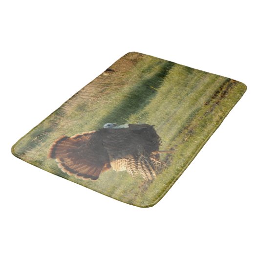 Mannelijke kalkoen Jake Shower badkamermat Badmat (Gekanteld)