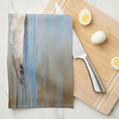 Mannelijke kanvasback-eend theedoek (Quarter Fold)