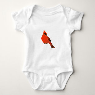 Mannelijke kardinaal Bird Romper