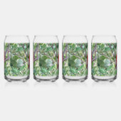 Mannelijke kardinaal blik glas — Achtertuin vogel  (Links)