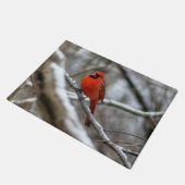 Mannelijke kardinaal deurmat (Schuin)