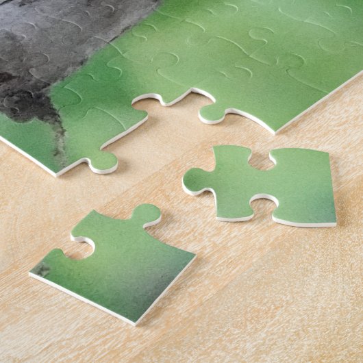 Mannelijke kardinaal en Fledgling, vogelliefhebber Legpuzzel (Zijkant)