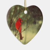 Mannelijke kardinaal keramisch ornament (Rechts)