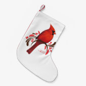 Mannelijke kardinaal kleine kerstsok (Voorkant (Hangend))