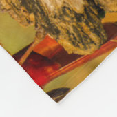 Mannelijke kardinaal op log fleece deken (Hoek)