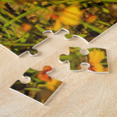 Mannelijke kardinaal op stam legpuzzel (Zijkant)